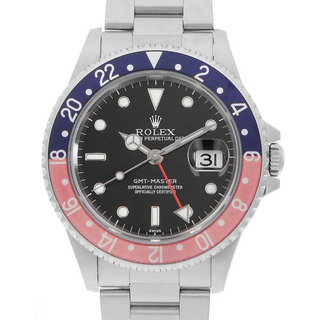16700 ブラック ROLEX（ロレックス）GMTマスター 赤青ベゼル 中古