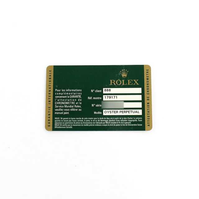 ロレックス デイトジャスト 179171G レディース 中古