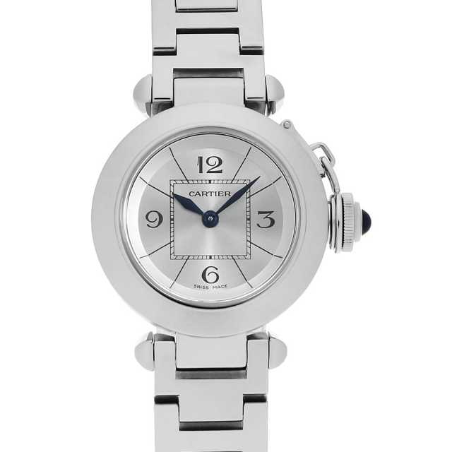 早い者勝ちです Cartier シルバー ミスパシャ　クォーツ W3140007 シルバー Cartier（カルティエ）ミスパシャ 中古