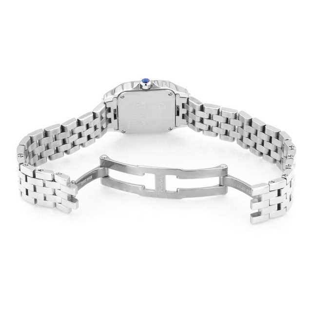 美品 カルティエ サントス ドゥモワぜル W25064Z5 SS ホワイト  