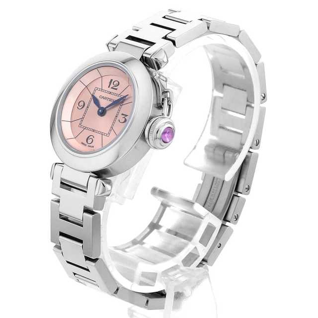 カルティエ　ミスパシャ 中古)CARTIER カルティエ ミスパシャ ピンク W3140008（商品ID