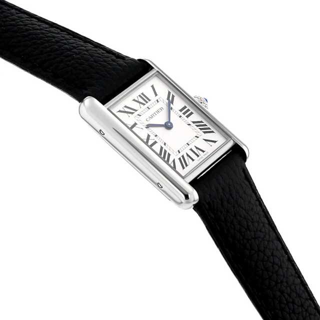 カルティエ タンク マスト LM ソーラービート WSTA0059 Dバックル カルティエ Cartier タンクマストLM ソーラービート WSTA0059 SS