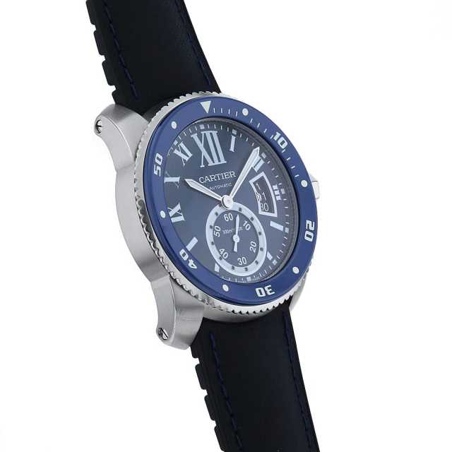カルティエ　カリブル　ジャンク カルティエ（Cartier）カリブル ドゥ カルティエ ダイバー W7100056 の