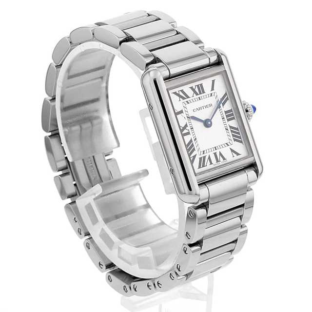 カルティエ シルバー タンクマスト マストタンク LMサイズ WSTA0041 WSTA0041 シルバー Cartier（カルティエ）タンク マスト LM 中古