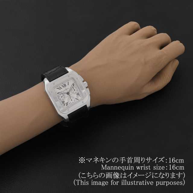W20090X8 シルバー Cartier（カルティエ）サントス100クロノグラフXL