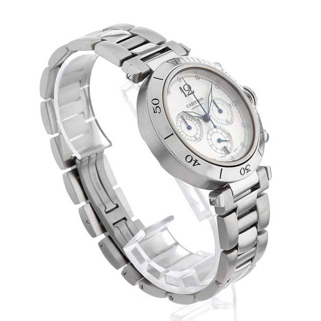 W31030H3 シルバー Cartier（カルティエ）パシャ クロノグラフ 中古