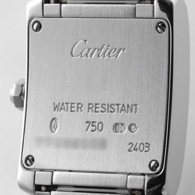 カルティエ タンクフランセーズ WE1002S3 レディース 中古