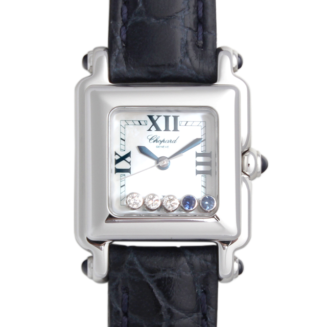 27/8892-23 ショパール(Chopard) ハッピースポーツ スクエアミニ 中古  