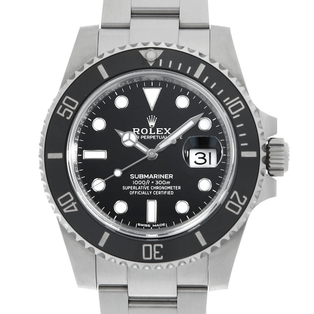 116610LN ブラック ROLEX（ロレックス）サブマリーナ デイト 中古  
