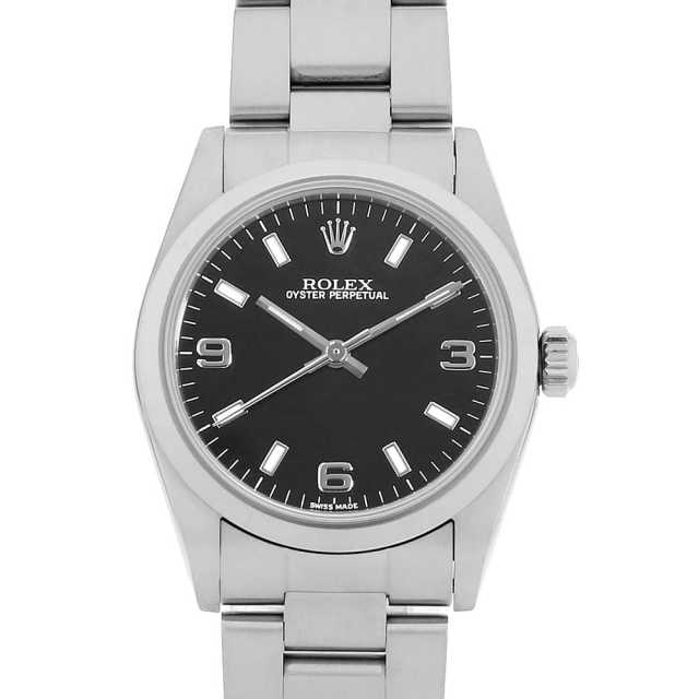 77080 ブラック ROLEX（ロレックス）オイスターパーペチュアル