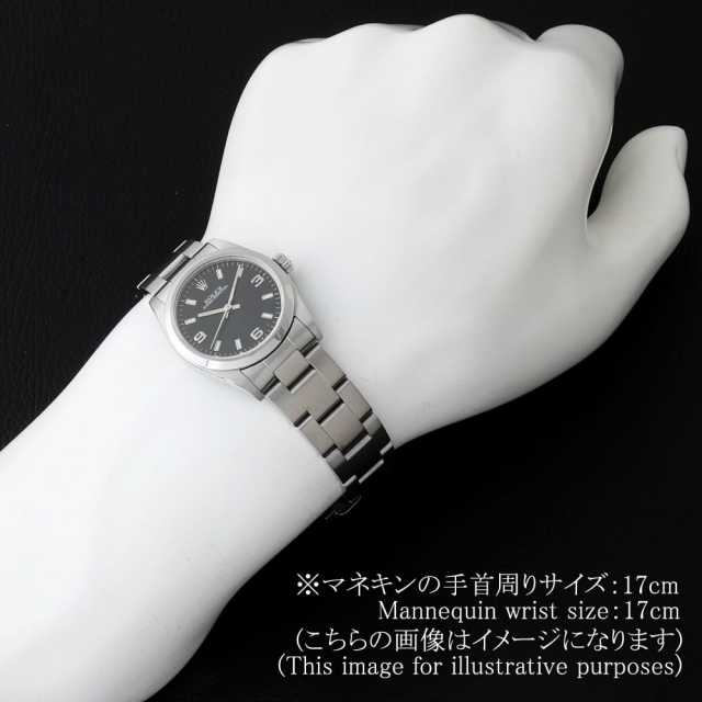 77080 ブラック ROLEX（ロレックス）オイスターパーペチュアル 中古  