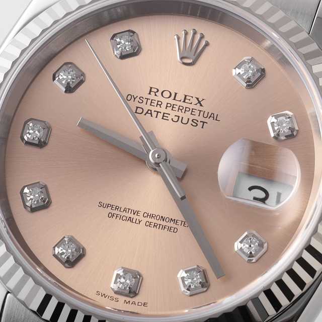 116234G ピンク ROLEX（ロレックス）デイトジャスト 10Pダイヤ 中古