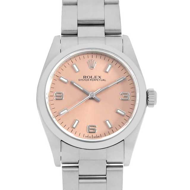 驚きの激安価格 77080 ピンク ROLEX（ロレックス）オイスターパーペチュアル 時計