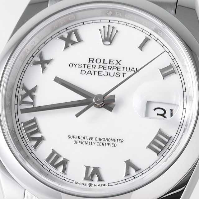あん様ホワイト 126200 ホワイト ROLEX（ロレックス）デイトジャスト36 中古