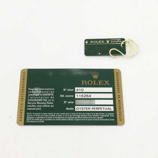 ロレックス ターノグラフ 116264 メンズ 中古
