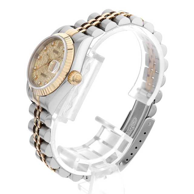 69173G シャンパン ROLEX（ロレックス）デイトジャスト 10Pダイヤ 中古