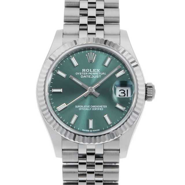 278274 ミントグリーン ROLEX（ロレックス）デイトジャスト31 中古