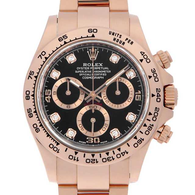 116505G ブラック ROLEX（ロレックス）コスモグラフ デイトナ 8Pダイヤ