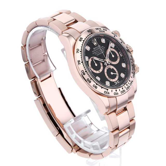 116505G ブラック ROLEX（ロレックス）コスモグラフ デイトナ 8Pダイヤ