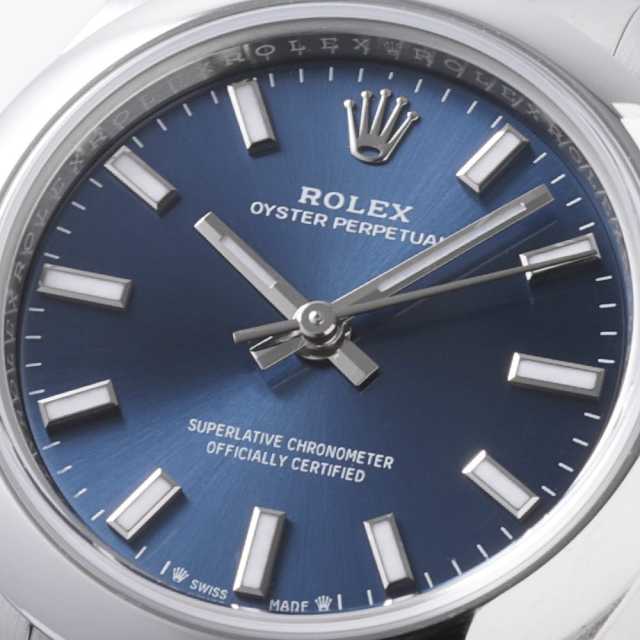 276200 ブルー ROLEX（ロレックス）オイスターパーペチュアル28 中古