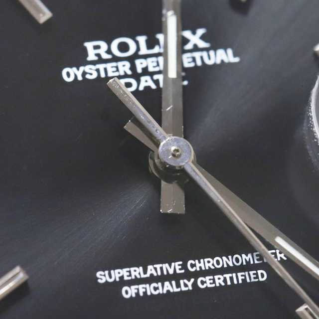 15210 ブラック ROLEX（ロレックス）オイスターパーペチュアル デイト