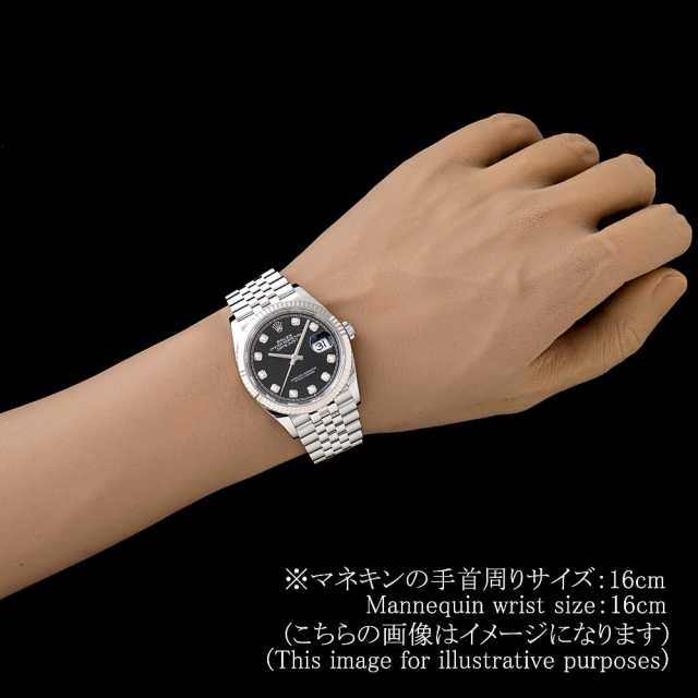 126234G ブラック ROLEX（ロレックス）デイトジャスト36 10Pダイヤ