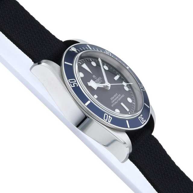 チューダー ヘリテージ ブラックベイ ファブリックストラップ 79230B メンズ 中古 腕時計 79230B ブラック TUDOR（チューダー）ヘリテージ ブラックベイ