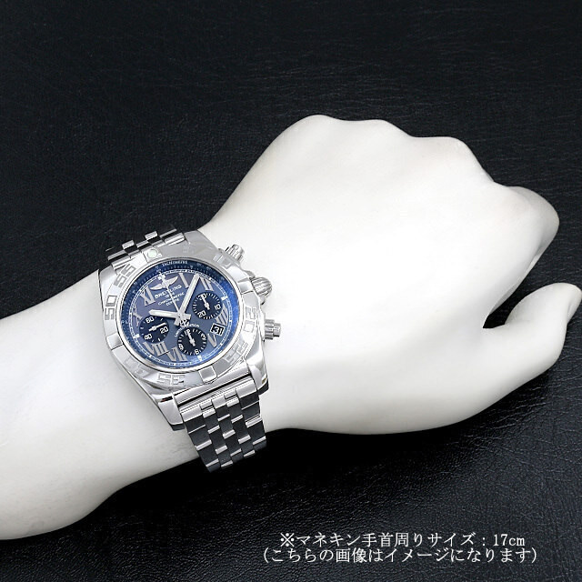 クロノマット44 ブラックローマン MOP 日本限定500本 AB01111A/BG64(AB0111)(S011B64PA) サブ画像４