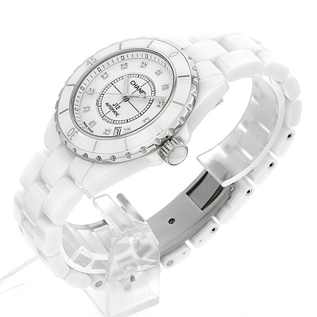 H1629 CHANEL（シャネル） J12 白セラミック 12Pダイヤ 中古 | 東京  