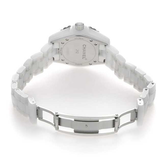 CHANEL シャネル/J12・白セラミック・12Pダイヤ/レディース/クオーツ/H1628/Z.G********/Aランク/92【中古】 H1628 ホワイト CHANEL（シャネル）J12 白セラミック 中古 | 東京
