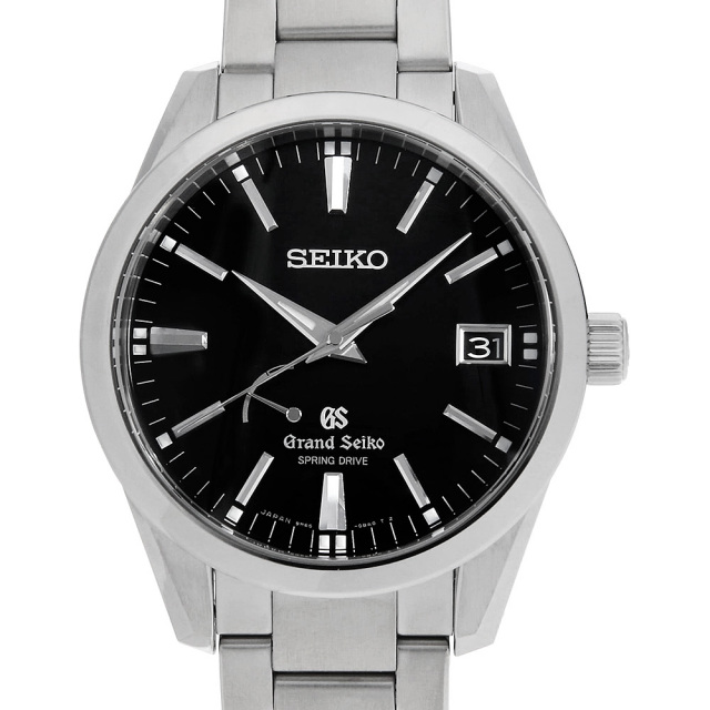 Grand Seiko グランドセイコー SBGA101 自動巻き時計 ブラック Grand Seiko 自動巻き 黒文字盤 時計 SBGA101