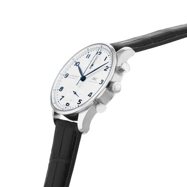 IWC ポルトギーゼ・クロノグラフ　自動巻き時計 シルバー/ブラック IWC「ポルトギーゼ・クロノグラフ」その完全な歴史 （1996年