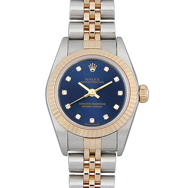 76193G ROLEX（ロレックス） オイスターパーペチュアル 11Pダイヤ