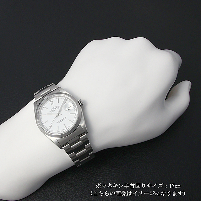 中古 ロレックス ROLEX 16200 嗜み F番(2003年頃製造) ホワイト メンズ  