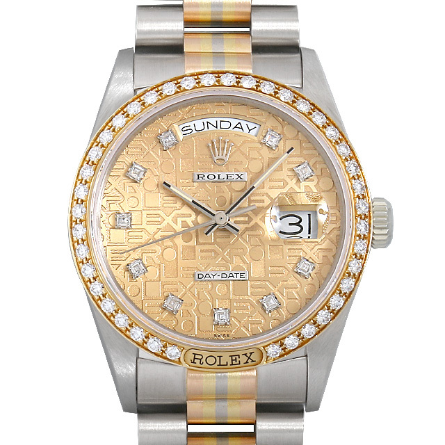 18129G BIC コパー彫りコンピューター ROLEX（ロレックス） デイデイト