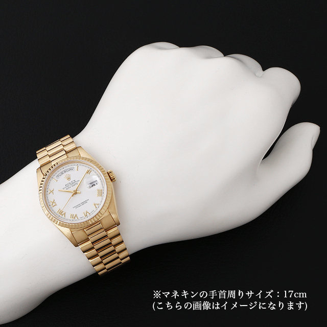 ホワイト/ローマ 18238 ROLEX（ロレックス） デイデイト 中古 | 東京 