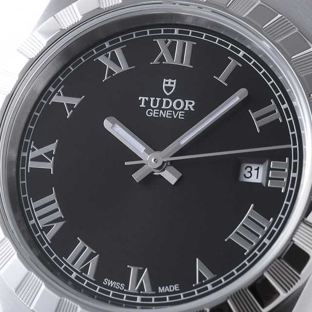 【国内正規品・ワンオーナー】TUDOR ロイヤル 28500 ブラック 中古)TUDOR チューダー ロイヤル 28500-0003 ブラックローマ