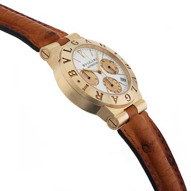 CH35WGLD AUTO ホワイト BVLGARI（ブルガリ）ディアゴノ スポーツ