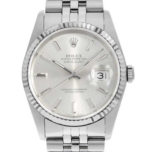 16234 シルバー ROLEX（ロレックス）デイトジャスト 中古 | 東京・大阪  