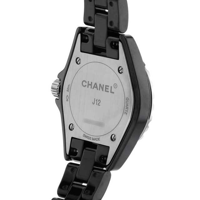 H2569 ブラック CHANEL（シャネル）J12 黒セラミック 8Pダイヤ 新品  