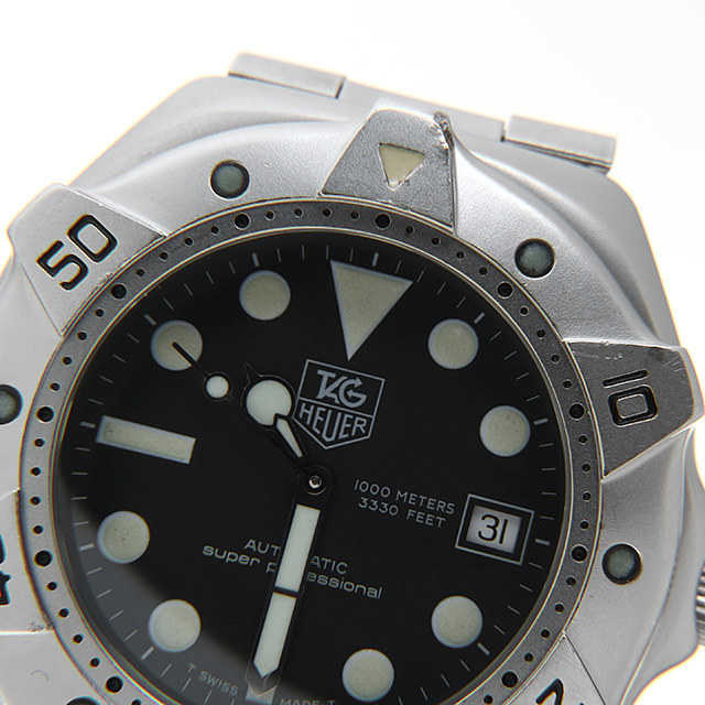 TAG HEUER Super Professional 1000M 840.006-2 Used Men's