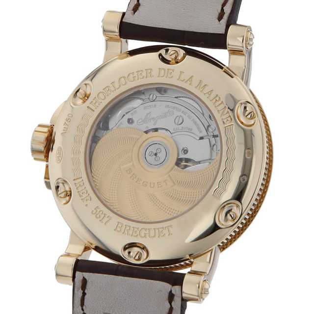 5817BA/12/9V8 シルバー Breguet（ブレゲ）マリーンラージデイト 中古