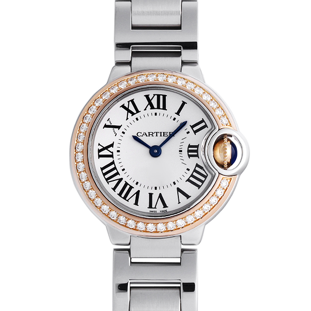 バロンブルー ドゥ カルティエ ウォッチ ベゼルダイヤ WE902079 メイン画像