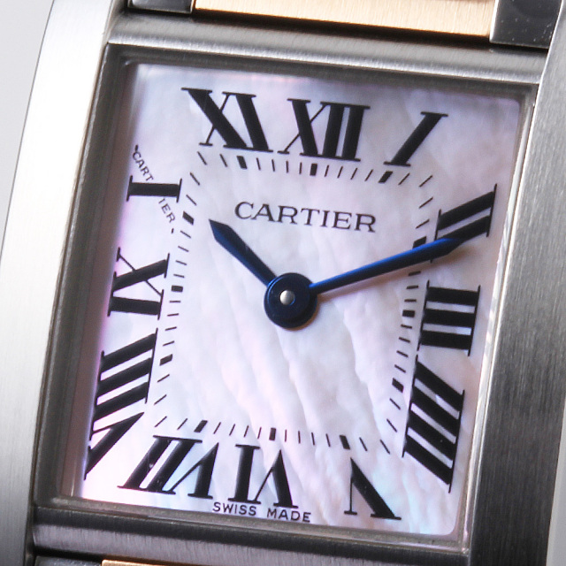 W51027Q4 ピンクシェル Cartier（カルティエ）タンクフランセーズ SM  