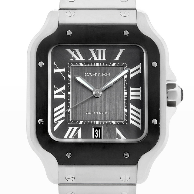 WSSA0037 グレー Cartier（カルティエ）サントス ドゥ カルティエ 中古  