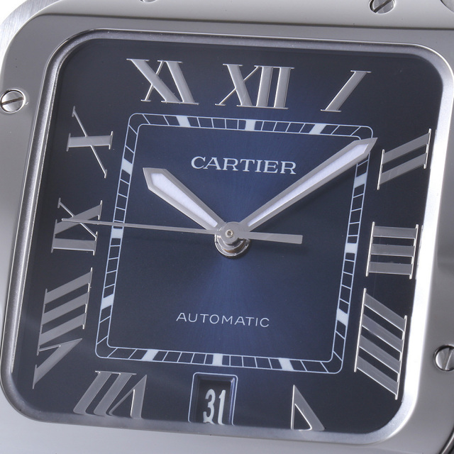 WSSA0030 ブルー Cartier（カルティエ）サントス ドゥ カルテイエ LM  