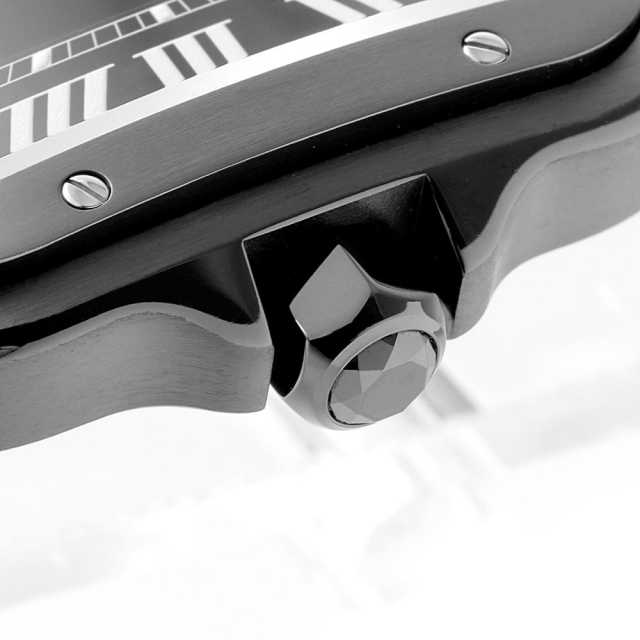 WSSA0039 ブラック Cartier（カルティエ）サントス ドゥ カルティエ LM
