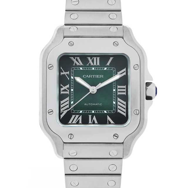 WSSA0061 グリーン Cartier（カルティエ）サントス ドゥ