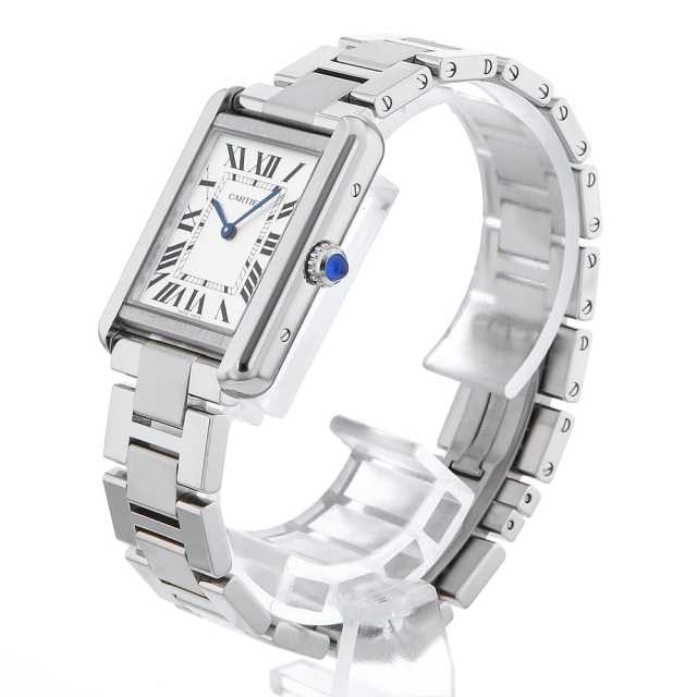 カルティエ タンクソロ SM W5200013 あまりコマ W5200013 シルバー Cartier（カルティエ）タンクソロ SM 中古