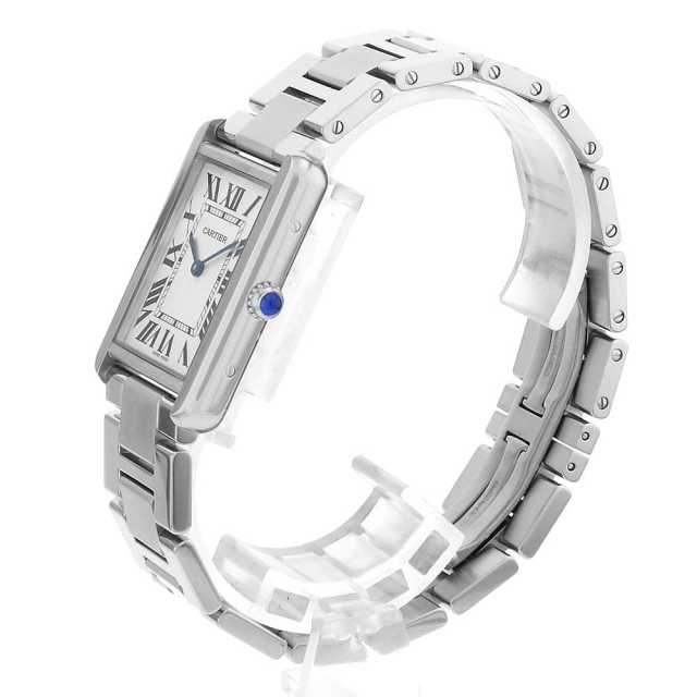 ちゃんいの　カルティエ　タンクソロLM W5200014 W5200014 シルバー Cartier（カルティエ）タンクソロ LM 中古